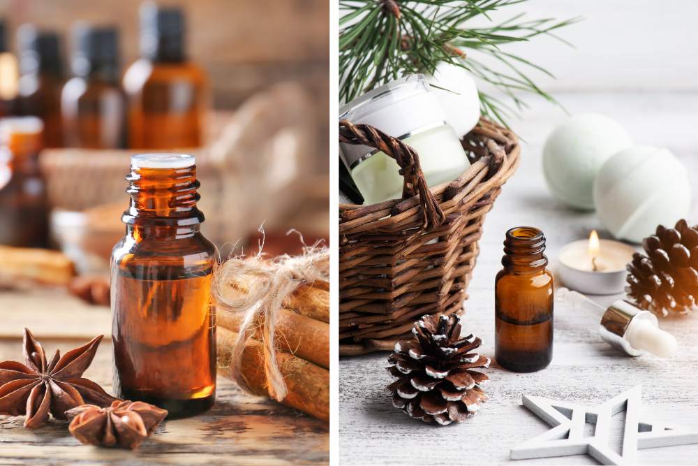 Huiles essentielles et mélanges d’hiver pour diffuseur pour une maison parfumée