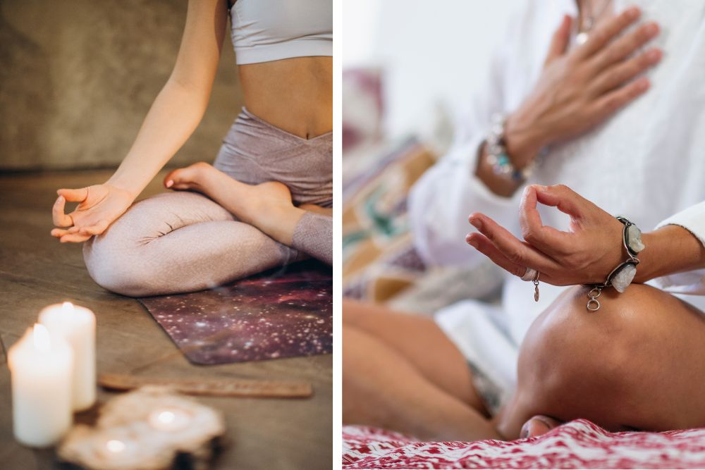 Huiles et plantes ayurvédiques traditionnelles pour l'équilibre des chakras