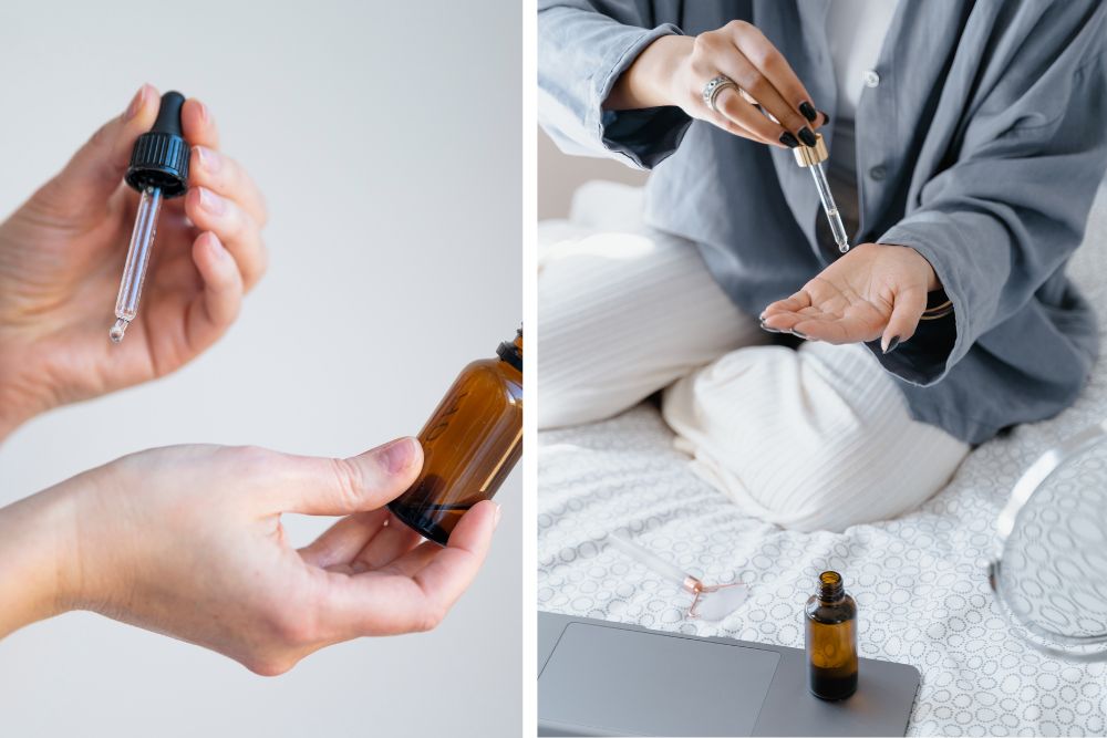 Dilution sûre des huiles essentielles dans une huile végétale pour le massage
