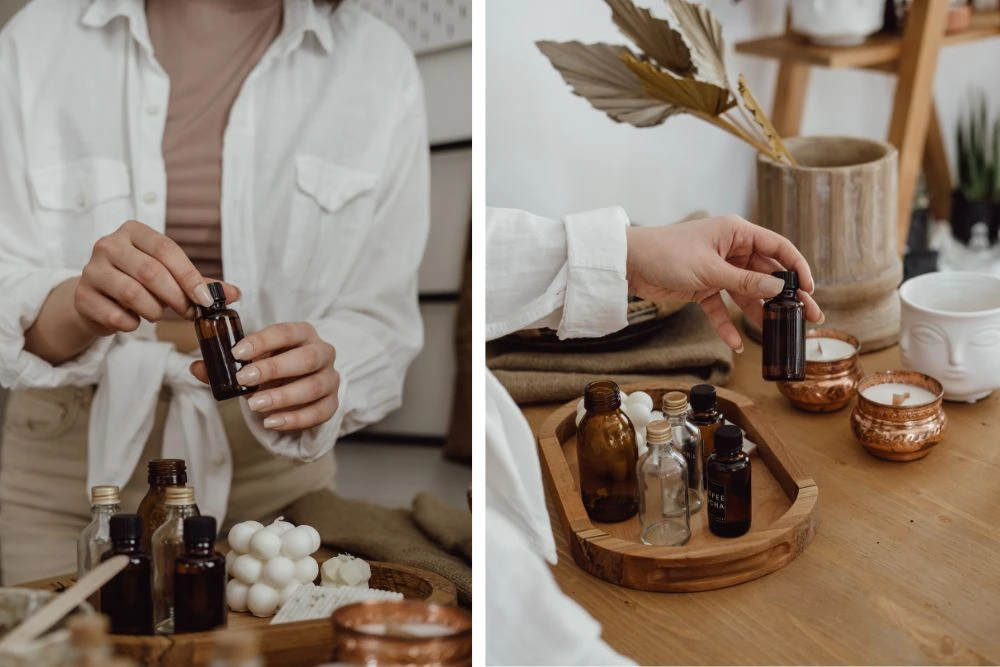 Mélanges parfumés d’huiles essentielles pour femmes