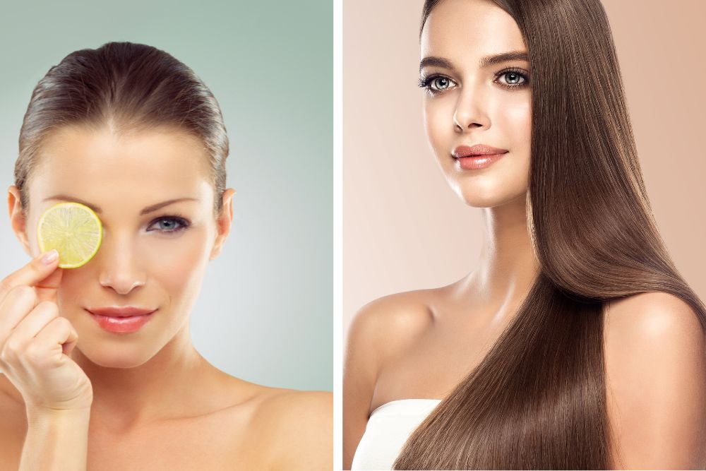 Cosmétique naturelle maison à l'huile de citron pour les soins de la peau