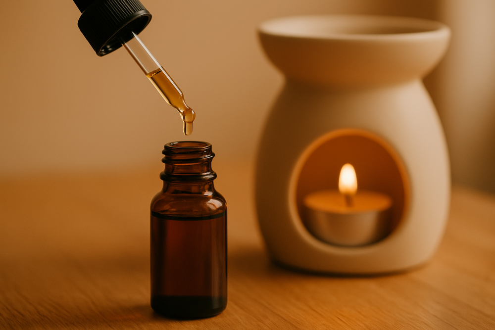 Bezpečné dávkování cedrového esenciálního oleje v aromalampě