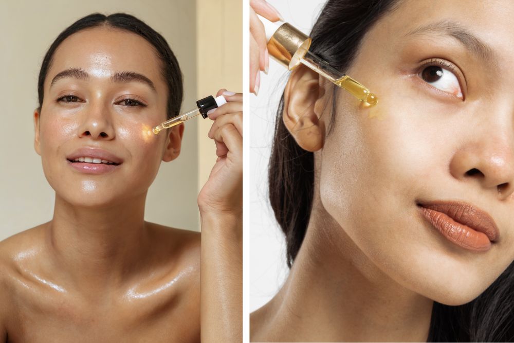 Application d'huile d'eucalyptus diluée sur la peau